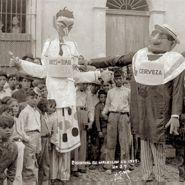 Carnaval Mazatlán monigotes 1937