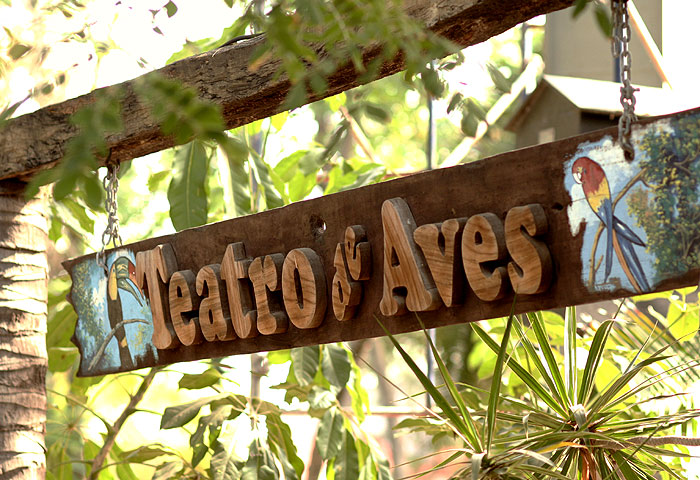 Entrance to the Mazatlan Aquarium aviary