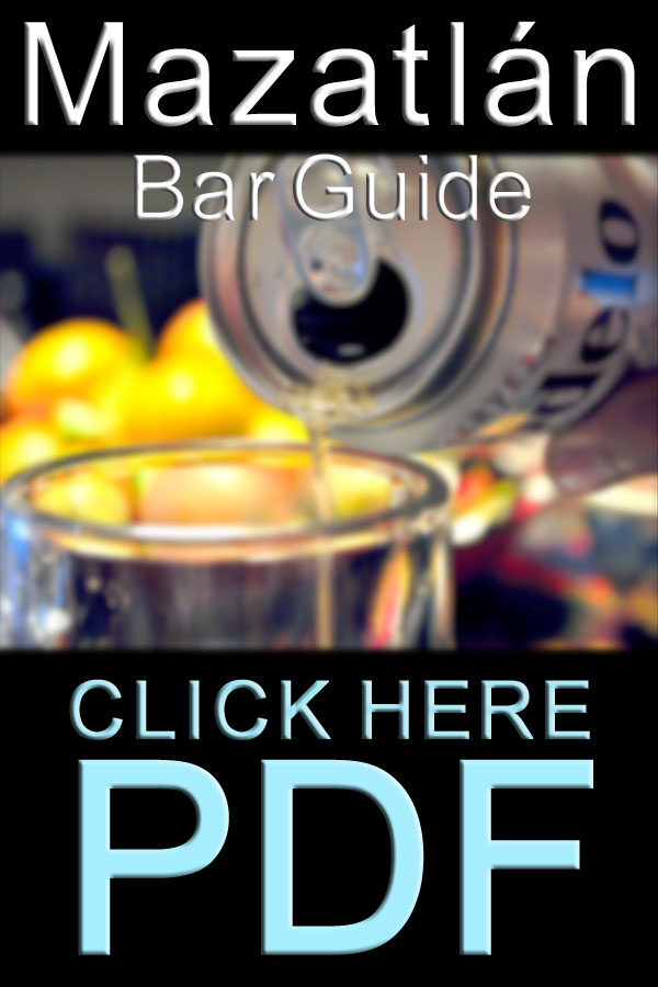 The best 22 recommended bars in Mazatlan - download free .pdf!