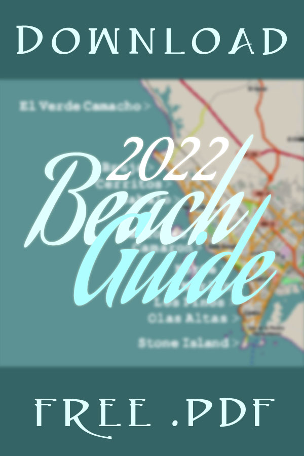 2022 Mazatlan beach map and guide - download free .pdf!