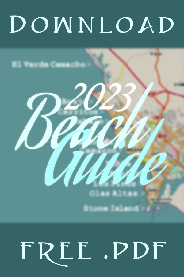 2023 Mazatlan beach map and guide - download free .pdf!