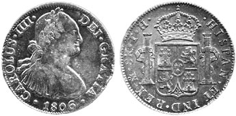 Spanish Dollar Pieces of Eight