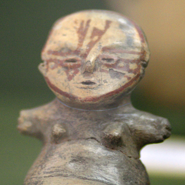 Pre-Columbian figurine at the Mazatlan Museo Arqueologico Mazatlan Archaeology Museum